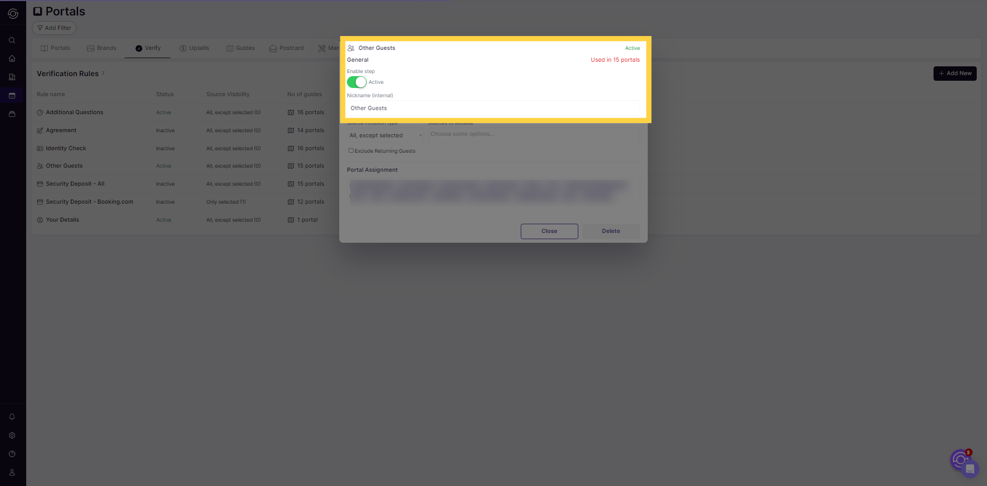 Activate Rule and Nickname