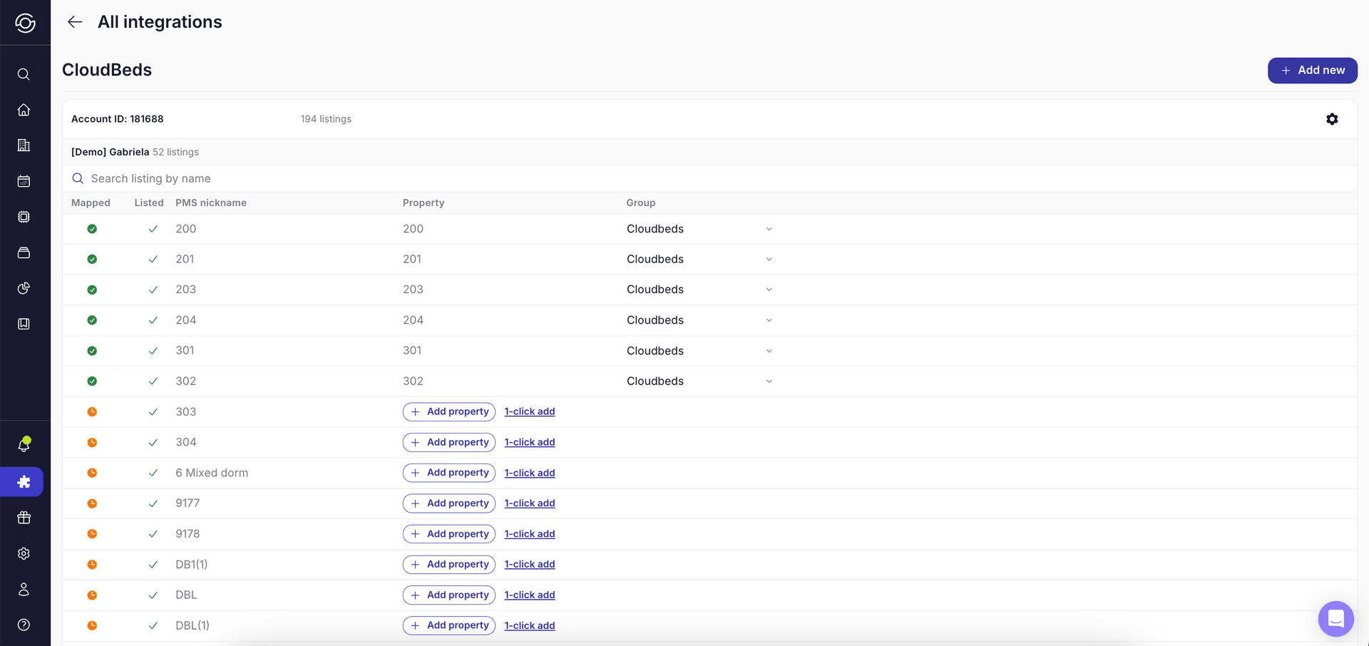 You should then be redirected into SuiteOp where you'll see your listings loa