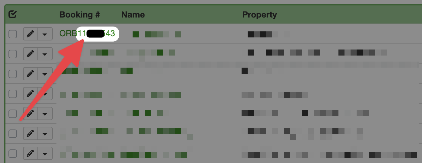 This is also referred to as the Hostaway reservation ID in the reservation detai