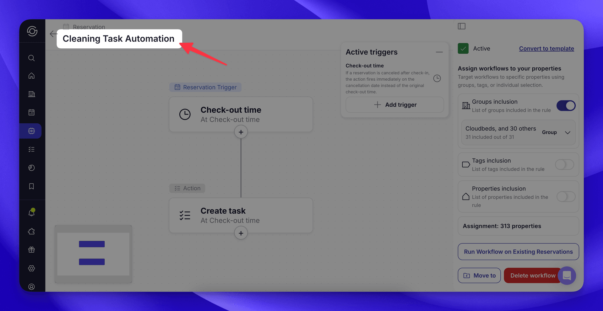And give your Workflow a title