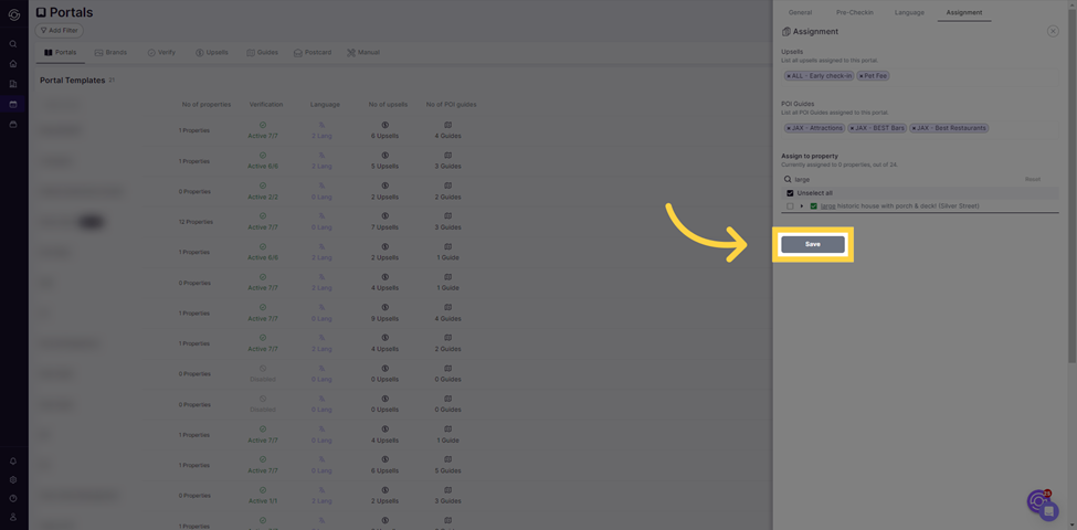 Click the "Save" button