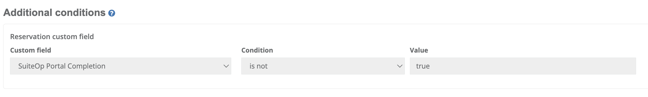 Hostaway dynamic message conditions setup