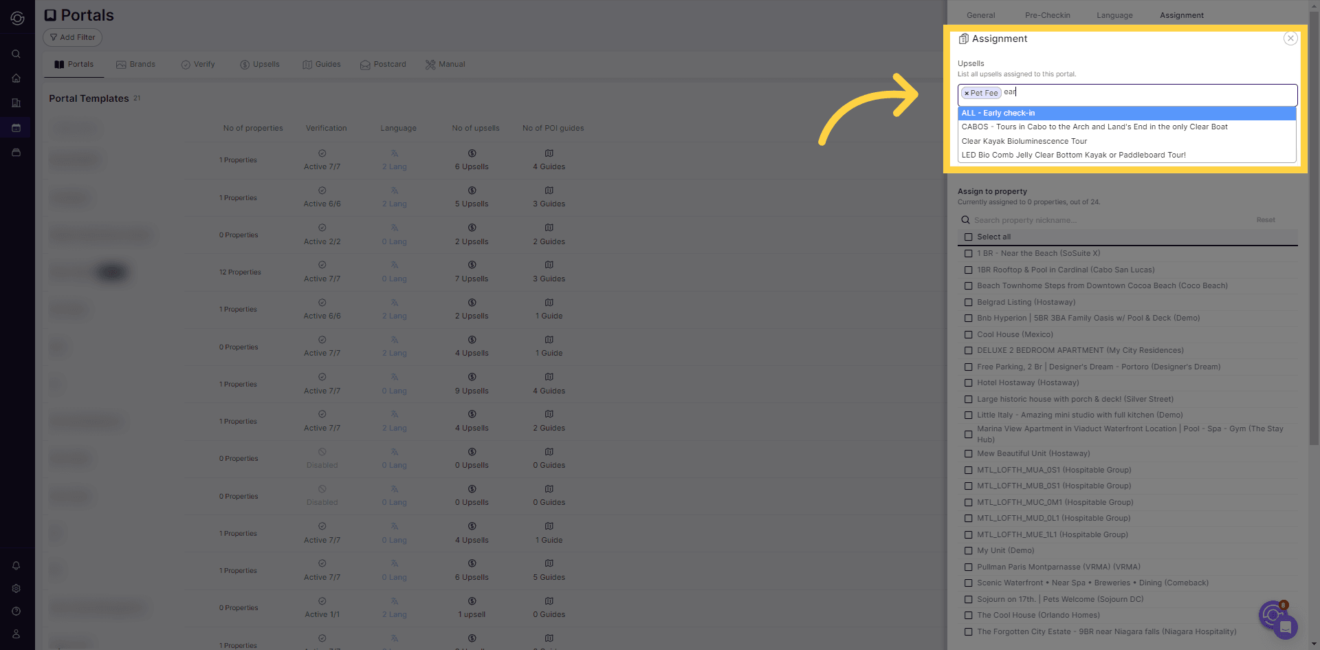 Start by assigning your upsells