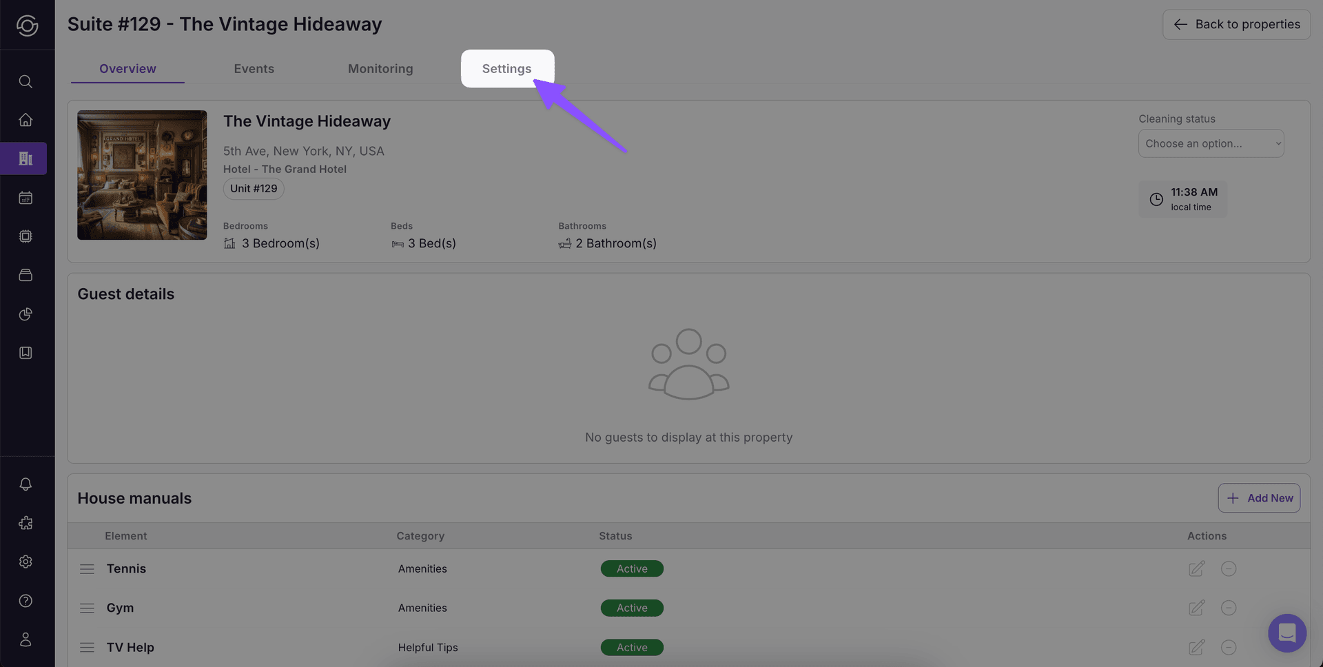 These will be found under Settings > Instructions